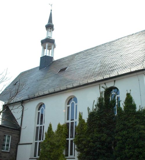 Die Klosterkirche von außen – Klosterschänke Remscheid
